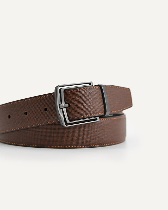 Full-Grain Reversible Leather Belt