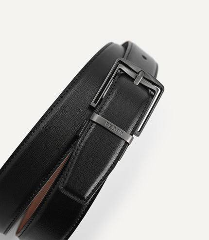 Full-Grain Reversible Leather Belt