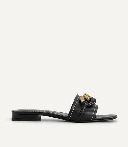 Oversized Chain Sandals