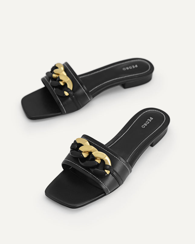 Oversized Chain Sandals