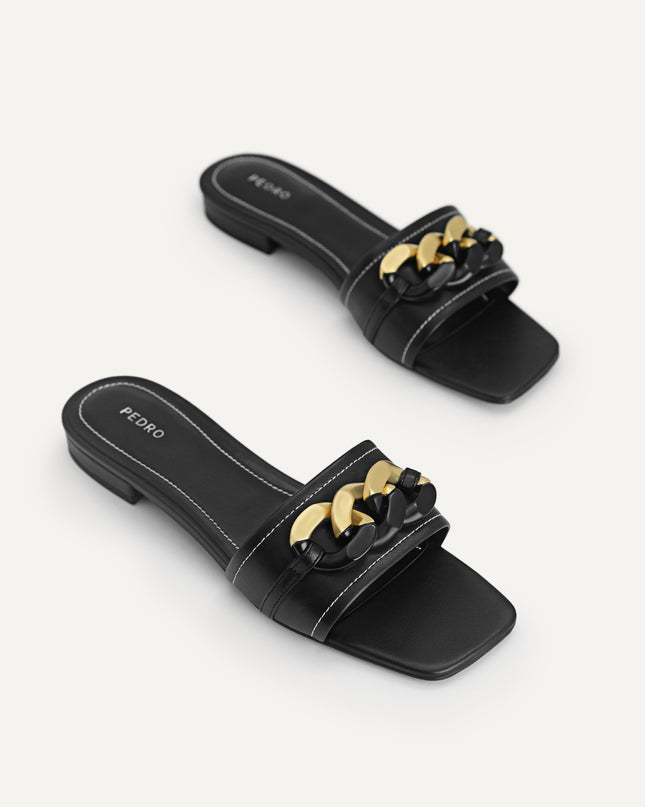 Oversized Chain Sandals