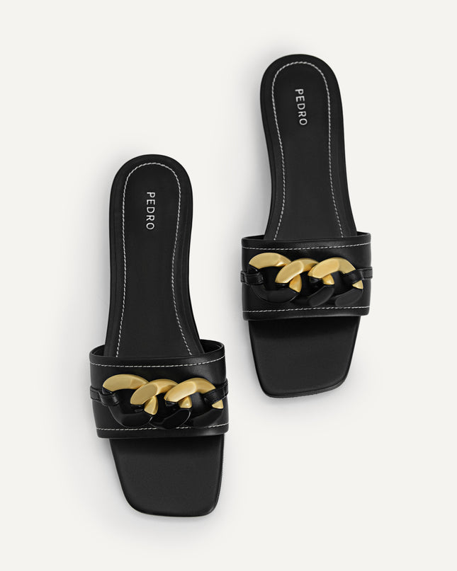 Oversized Chain Sandals