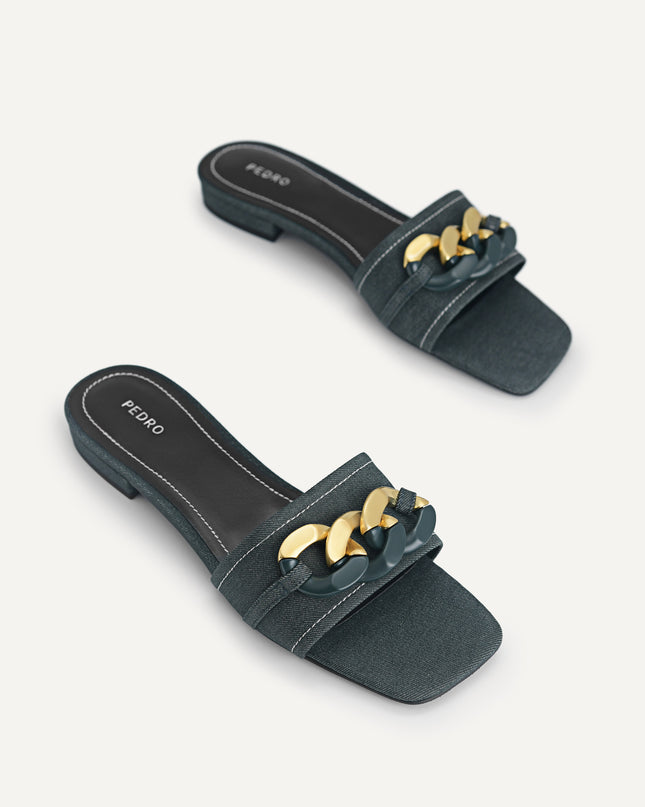 Oversized Chain Sandals