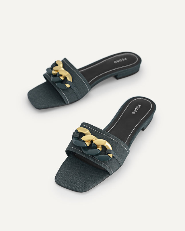 Oversized Chain Sandals