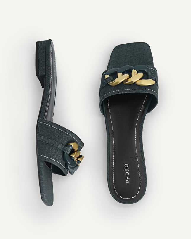 Oversized Chain Sandals