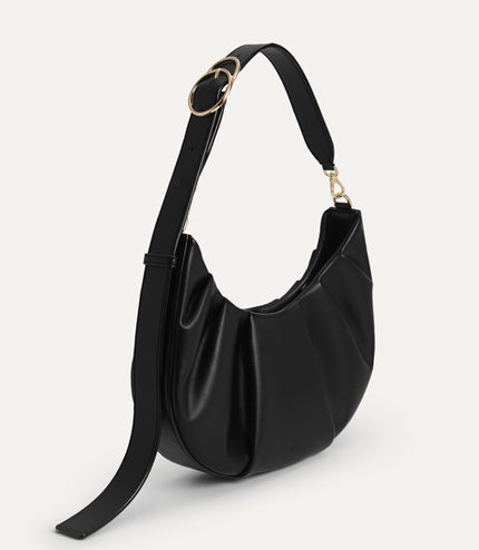 Ruched Hobo Bag