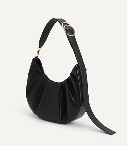 Ruched Hobo Bag