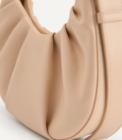 Ruched Hobo Bag