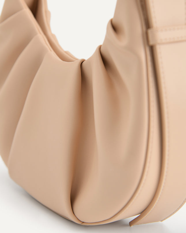 Ruched Hobo Bag