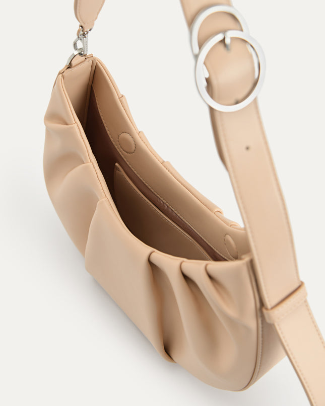 Ruched Hobo Bag