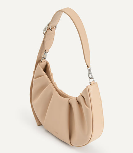 Ruched Hobo Bag