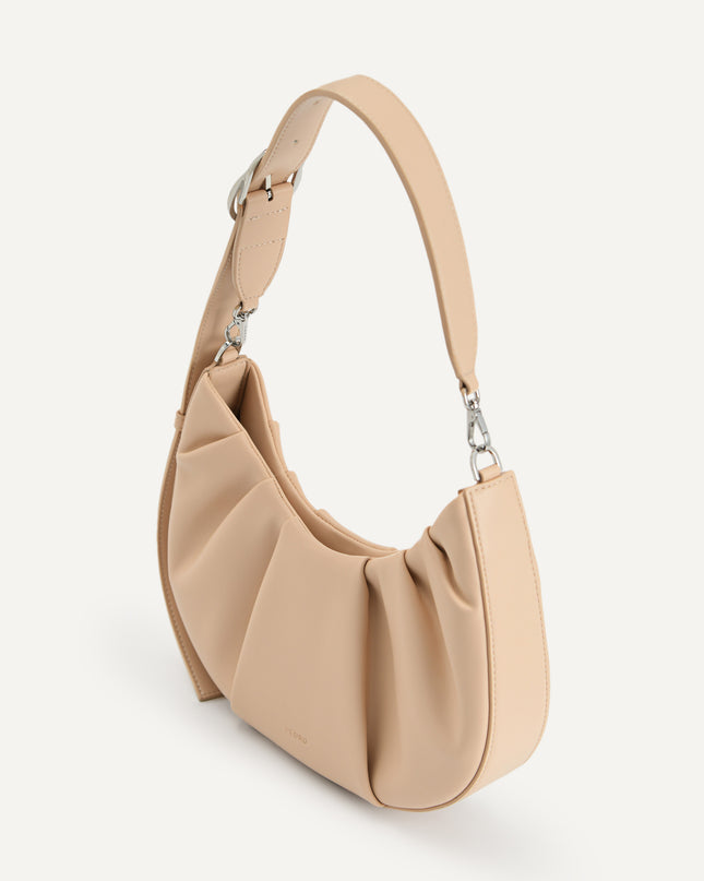 Ruched Hobo Bag