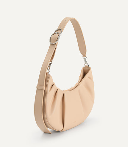 Ruched Hobo Bag