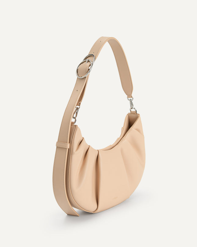 Ruched Hobo Bag