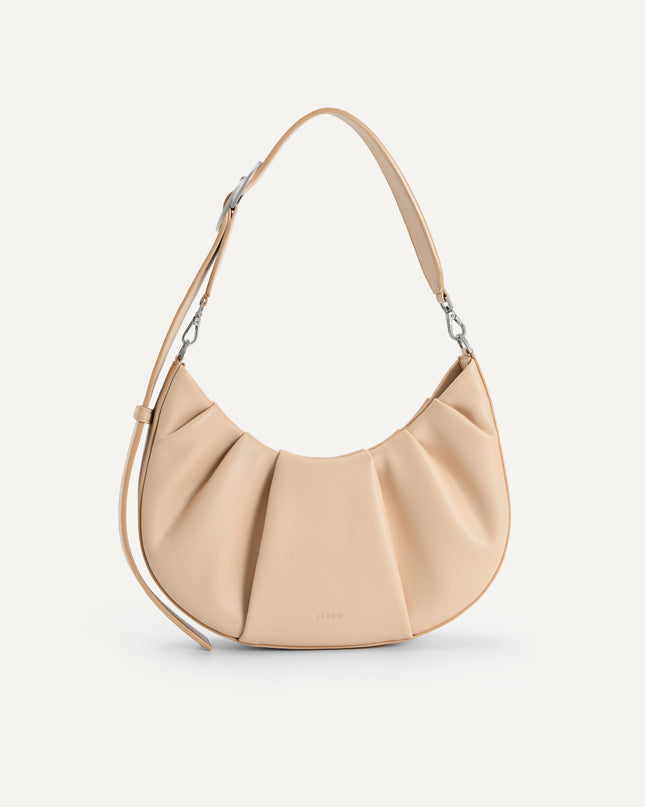 Ruched Hobo Bag