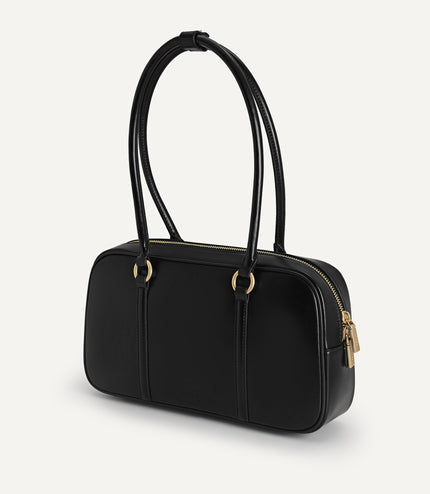 Chain Detailed Top Handle Bag