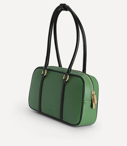 Chain Detailed Top Handle Bag