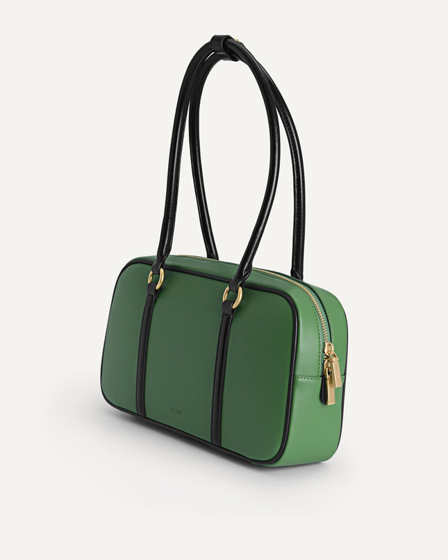Chain Detailed Top Handle Bag