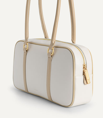 Chain Detailed Top Handle Bag