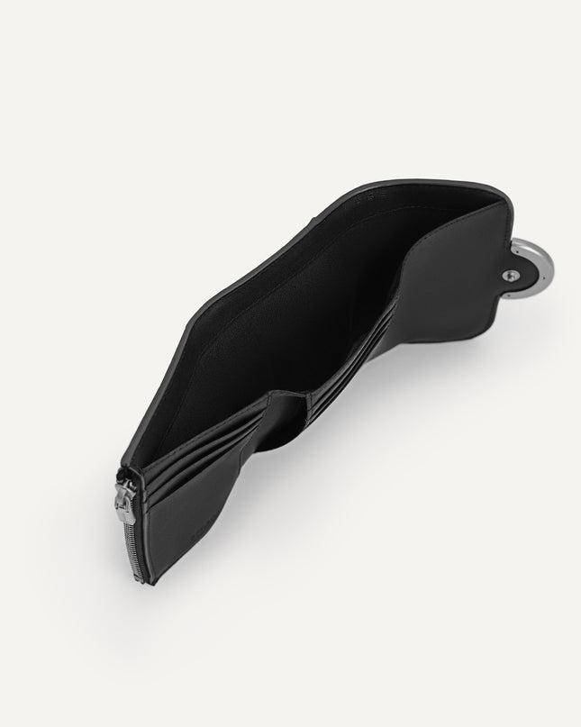 Croc-Effect Bi-Fold Wallet