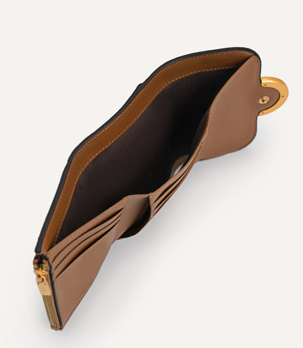 Croc-Effect Bi-Fold Wallet