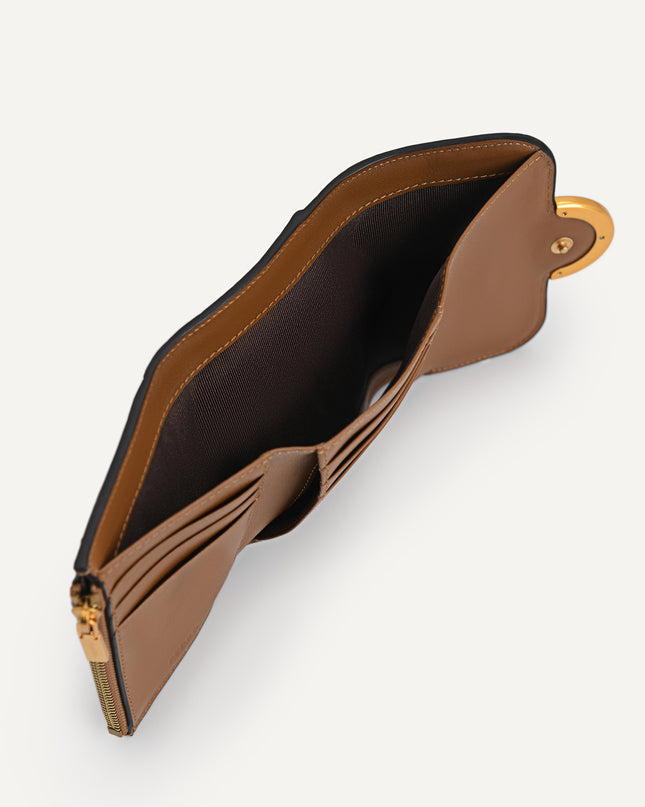 Croc-Effect Bi-Fold Wallet