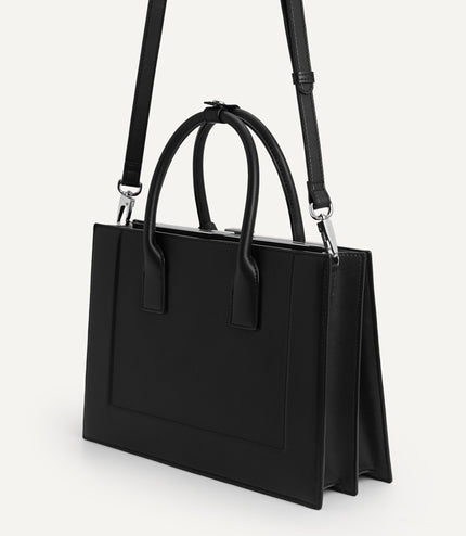 Leather Top Handle Bag