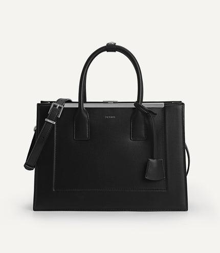 Leather Top Handle Bag