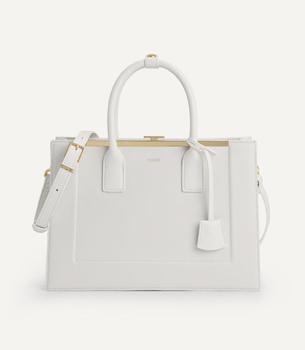 Leather Top Handle Bag