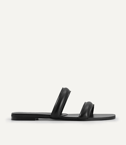 Double Strap Slip-On Sandals…