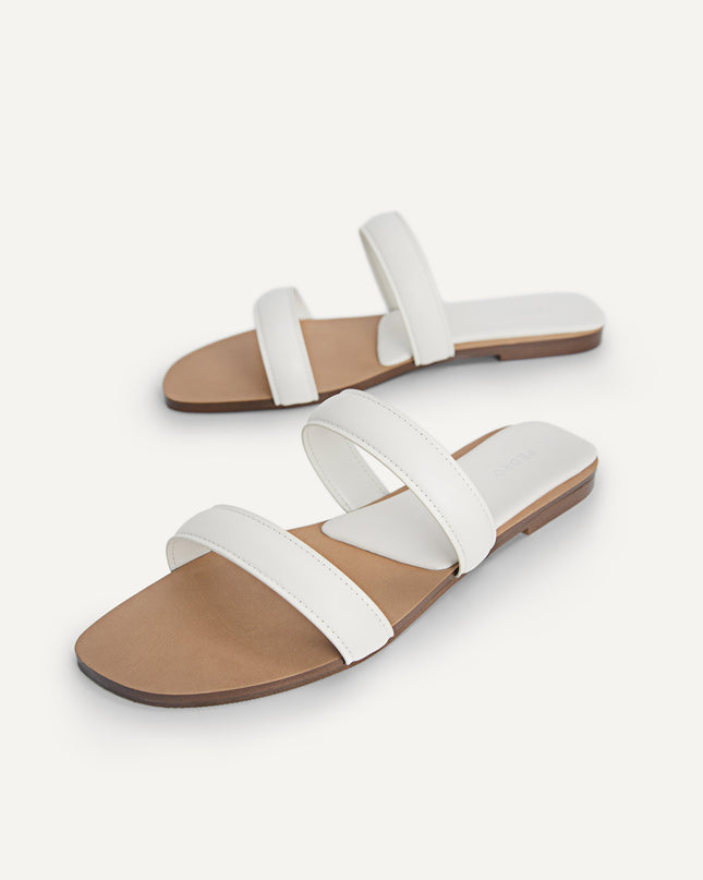 Double Strap Slip-On Sandals…