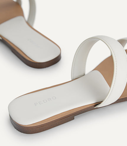 Double Strap Slip-On Sandals…