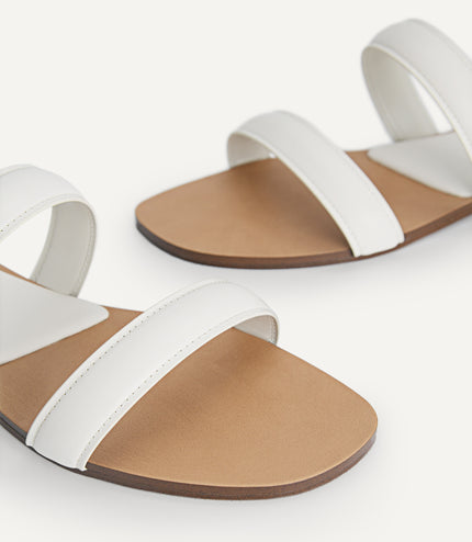Double Strap Slip-On Sandals…