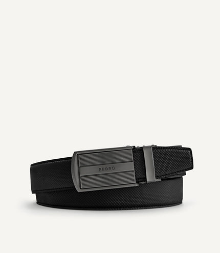 Textured Leather Belt