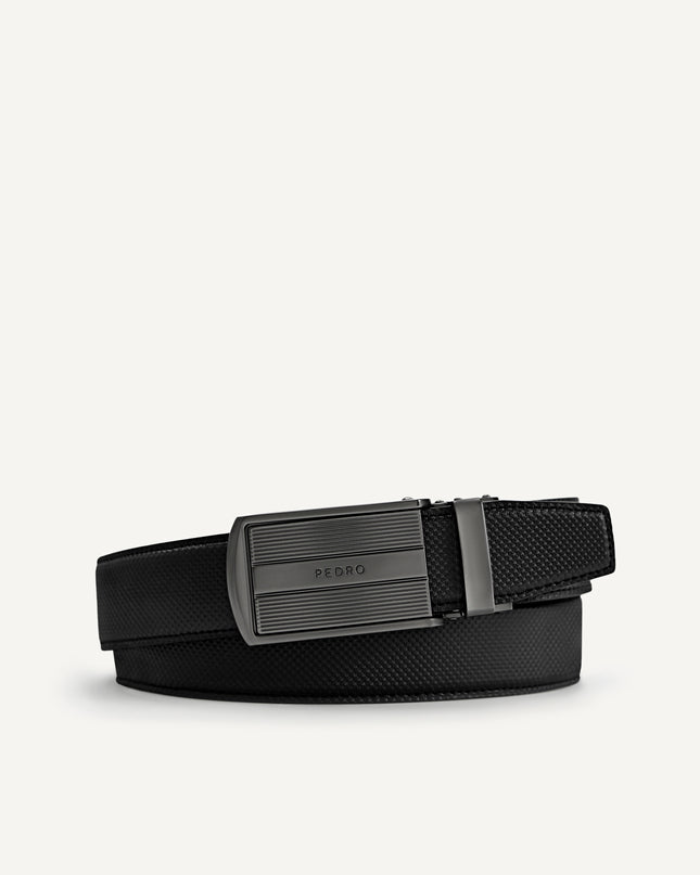 Textured Leather Belt