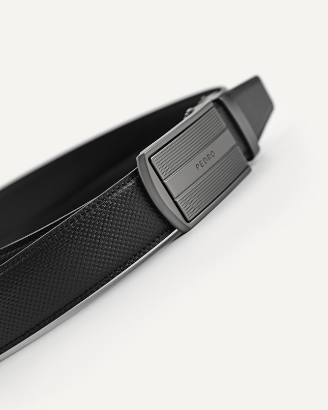 Textured Leather Belt