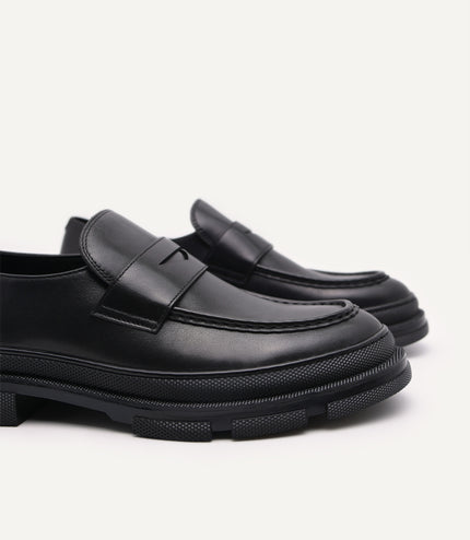 Chunky Leather Loafers