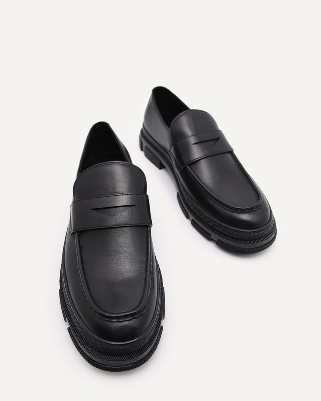 Chunky Leather Loafers