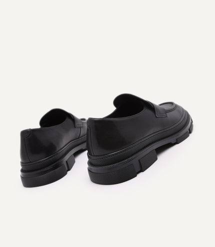 Chunky Leather Loafers