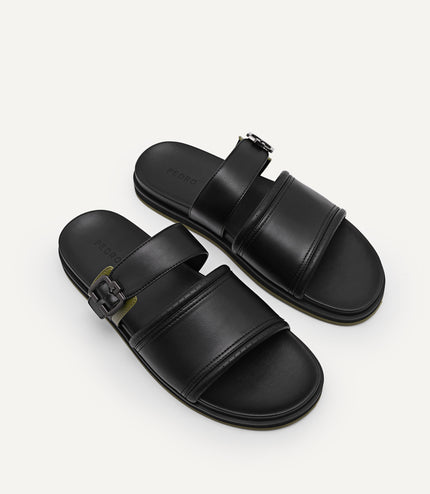 Double Strap Slide Sandals