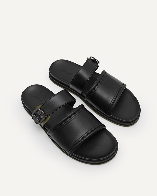 Double Strap Slide Sandals
