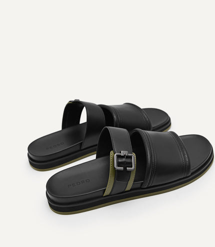 Double Strap Slide Sandals