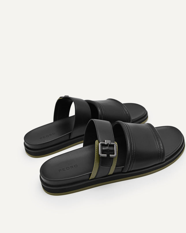 Double Strap Slide Sandals