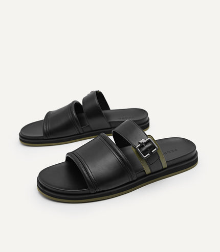 Double Strap Slide Sandals