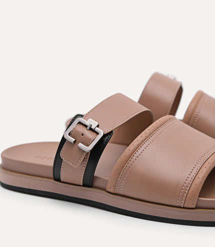 Double Strap Slide Sandals