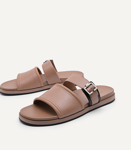 Double Strap Slide Sandals