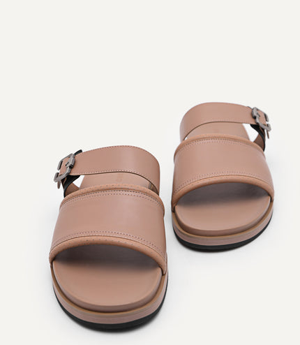 Double Strap Slide Sandals
