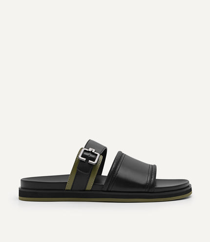 Double Strap Slide Sandals