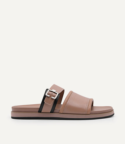 Double Strap Slide Sandals