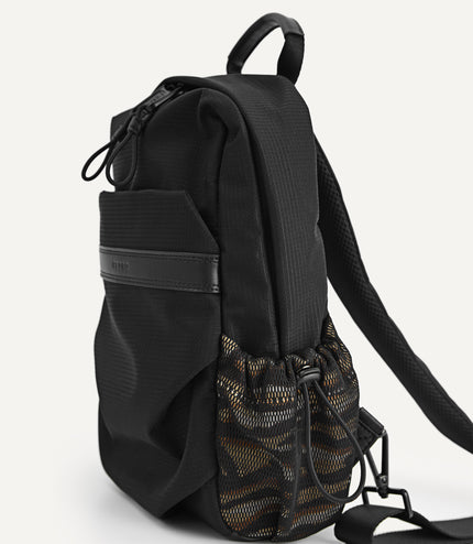 Printed Technical Sling Pouch Bag